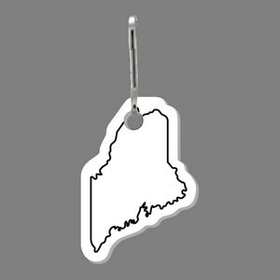 Custom Maine State Zip Up