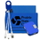 Custom Mobile Tech Charging Kit w/ 4 Port USB Hub in Microfiber Cinch Pouch, 5" W x 4 1/4" H, Price/piece