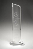Custom Crystal Tower Award, 12
