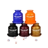 Custom Solid Color Plastic Dice Shaker w/ Tray, 3 1/2