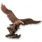 Blank Bronze Resin Attacking Eagle Trophy W/1/4