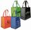 Custom RPET Striped Tote Bag w/ 20" Handle (Spot Printed), Price/piece