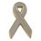 Custom Brain Cancer Awareness Ribbon Lapel Pin, 7/8" L X 1/2" W, Price/piece