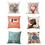 Custom Cotton Blended Cushion Cover, 17 7/10" L x 17 7/10" W, Price/piece