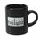 Custom 4 Oz. Espresso Ceramic Cup/ Black (Screened ), 2 5/8" H X 2 3/8" W X 2 3/8" D, Price/piece