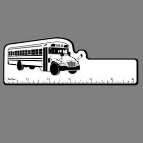Custom 6" Ruler W/ School Bus