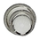 Custom 10" Silver Plated Round Tray W/Gadroon Etched Edge, Price/piece