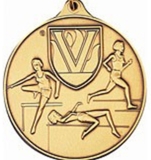 Custom 400 Series Stock Medal (Female Track & Field) Gold, Silver, Bronze