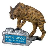 Custom Bobcat School Mascot w/ Plate