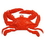 Custom Plastic Crab, 17" L, Price/piece