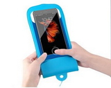 Custom PU Touch Screen Waterproof Phone Bag, 9.4