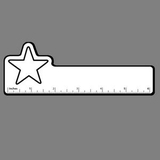 Custom Star (5 Pt) 6 Inch Ruler