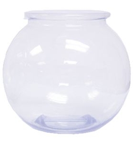 186oz Round Globe Style Cocktail Fishbowl - Blank, 8.75" L x 8.75" W x 8" H