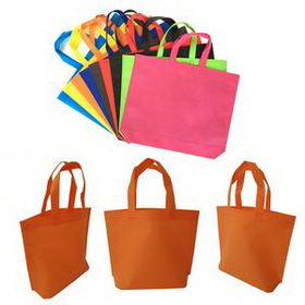Custom Heat Sealed Non-woven Shopping Bag, 13" W x 10 1/4" L x 4" D