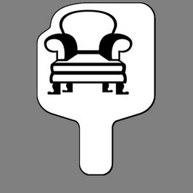 Custom Handheld Fan W/ Wingback Chair