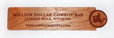 Custom Made in the USA-Engraved Wooden Bookmark - Cowboy Design, 4
