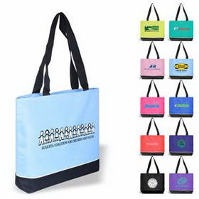 Custom Tote bags with Zipper, SHOULDER TOTE, Resusable Grocery bag, Grocery Shopping Bag, Travel Tote, 18" L x 15" W x 5.5" H
