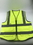 Custom Safety Vest, 26 3/8" L x 22 1/2" W, Price/piece