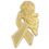 Blank Gold Ribbon Angel Pin, 1" H, Price/piece
