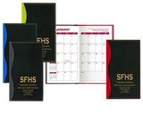 Custom Soft Cover 2 Tone Vinyl Holland Series Monthly Planner / 2 Color