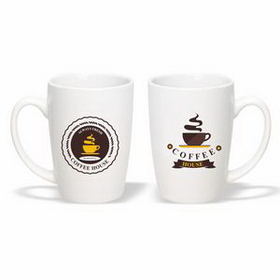 Coffee mug, 14 oz. Alumni Mug (White), Ceramic Mug, Personalised Mug, Custom Mug, Advertising Mug, 4.75" H x 3.375" Diameter x 2.5" Diameter