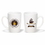 Coffee mug, 14 oz. Alumni Mug (White), Ceramic Mug, Personalised Mug, Custom Mug, Advertising Mug, 4.75" H x 3.375" Diameter x 2.5" Diameter, Price/piece
