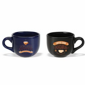 Coffee mug, 16 oz. Soup Mug, Ceramic Mug, Personalised Mugs, Custom Mugs, Advertising Mug, 3.375" H x 4.25" Diameter x 2.375" Diameter