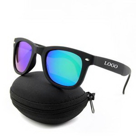 Custom Foldable Sunglasses, 5.35" L x 5.12" W x 2" H