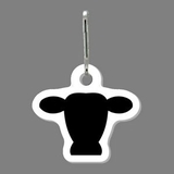 Custom Cow (Head, Solid) Zip Up