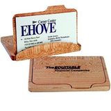Custom Wood Folding Business Card Holder