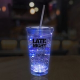 Custom Blue String Light 16oz LED Cup, 2.5