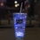 Custom Blue String Light 16oz LED Cup, 2.5" W x 4" W x 7" H, Price/piece