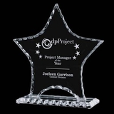 Custom Jade Roebuck Star Awards w/ Scalloped Edge (8