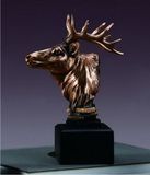 Custom Resin Elk Head Award, 6