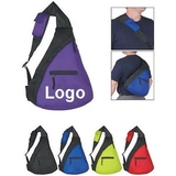 Custom Budget Sling Polyester Backpack, 13