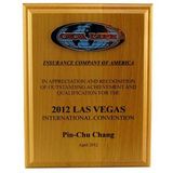 Custom Solid Wood Recognition Plaque (6