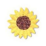 Custom Floral Embroidered Applique - Sunflower