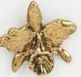 Custom Small Orchid Stock Cast Pin