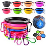 Custom Collapsible Soft Silicone Pet Dog Bowl, 5 1/8
