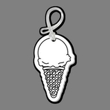 Custom Ice Cream Cone (1 Scp) Bag Tag