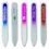 Custom Tempered Glass Nail File In Clear Sleeve, 5 1/2" W X 1/2" H, Price/piece