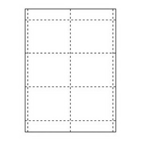 Blank Inserts for Vertical Color-Coded Badge/Nametag Holders, 3.0" W x 4.0" H