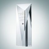 Custom Super Goldwell Optical Crystal Tower Award (Large), 12