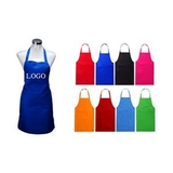 Custom Polyester Bib Apron with Two Pockets, 27 5/8