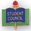Blank Enamel Academic Award Pin (Student Council), 13/16" W, Price/piece
