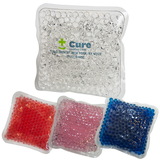 Custom Square Gel Beads Hot/ Cold Pack, 4" W X 4" H