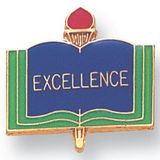 Blank Enamel Academic Award Pin (Excellence), 13/16