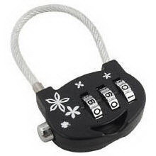 Custom Coded Metal Lock, 2 3/4" W x 1 1/2" H x 1/2" D