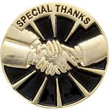Blank Special Thanks Award Lapel Pin, 1