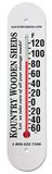 Custom Slender II Wall Thermometer, 1 1/2